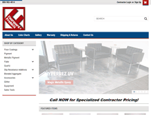 Tablet Screenshot of floorguardproducts.com